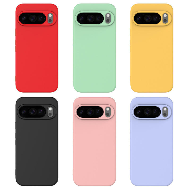 Google Pixel 10 Pro XL ソリッドシリコン携帯電話ケース Google オールインクルーシブソリッドカラースキンフィールケースに適した国境を越えた|undefined