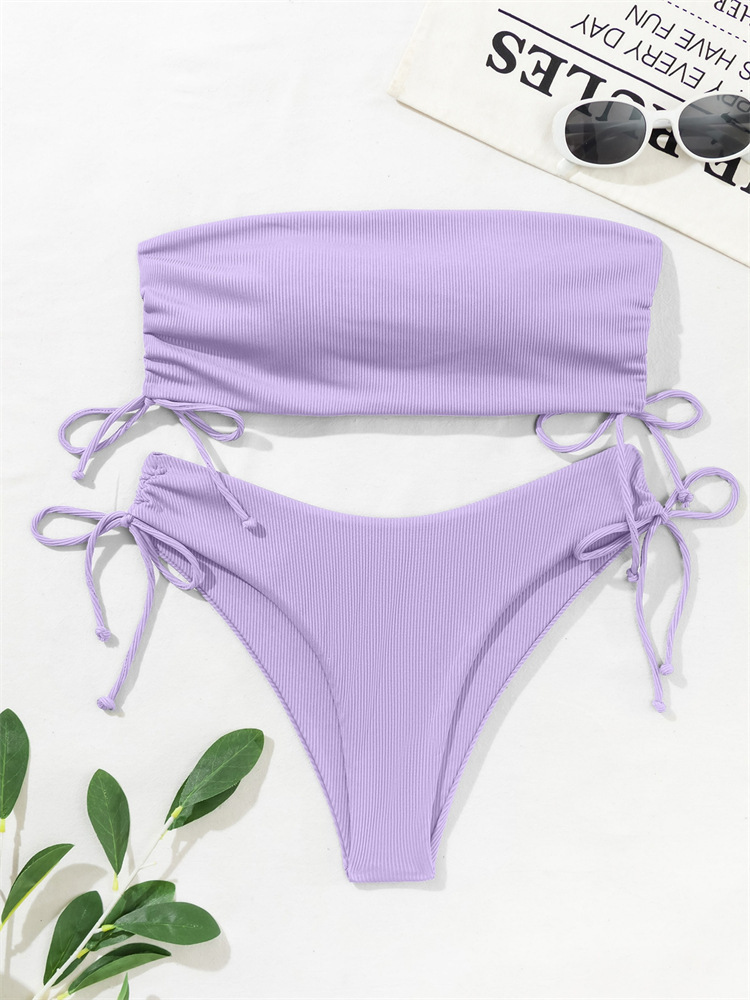 210g Weight Sexy Feel Of Sensation Low Waist Panties Waist Briefs Panties Style Bra&Panty Set Bra Category Nylon Fabric Type 2 Pieces Set Quantity Swimming Pool Occasion Solid Color Pattern Shelf Bra Bra Cup Women's Gender Women's Solid Color 2 Pieces Set Bikinis Swimwear 16