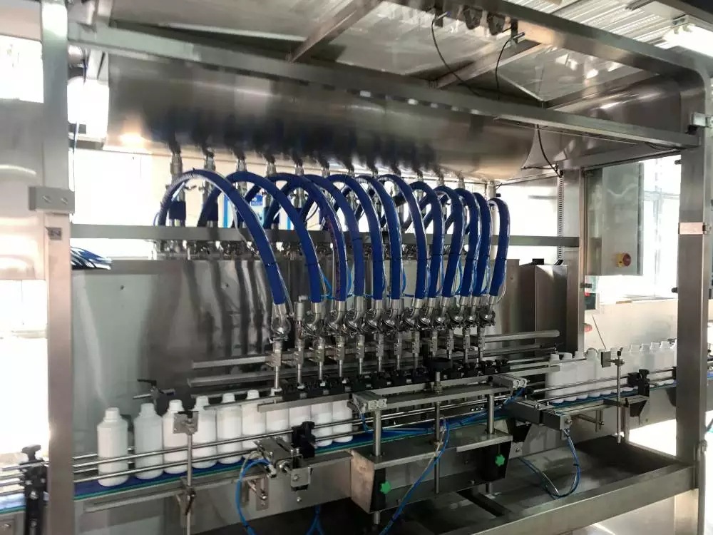 中环全自动膏液两用出口型伺服定量灌装机灌装机械28391829是2738