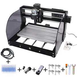 CNC3018Pro/MAX小型DIY微型桌面雕刻机激光数控图片木工皮革雕刻