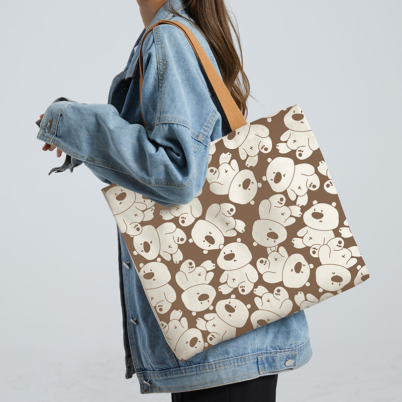 Women's Large Capacity Shoulder Bag 2023 New Korean Style Trendy Fashion Versatile Hand-held Casual Tote Bag
