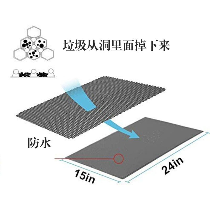 Double‑layer cat litter mat EVA, washable anti‑carrying splash‑proof, multiple sizes