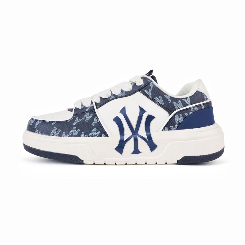 莆田靴 NY ヤンキース ダッドシューズ MLB ロートップ シニアシューズ 厚底 高め ホワイトシューズ 男女兼用 スポーツスニーカー|undefined