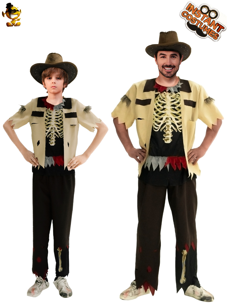 Halloween ropa de fiesta de niños jeans ropa de rol ropa de padres e hijos COS ropa distribución transfronteriza