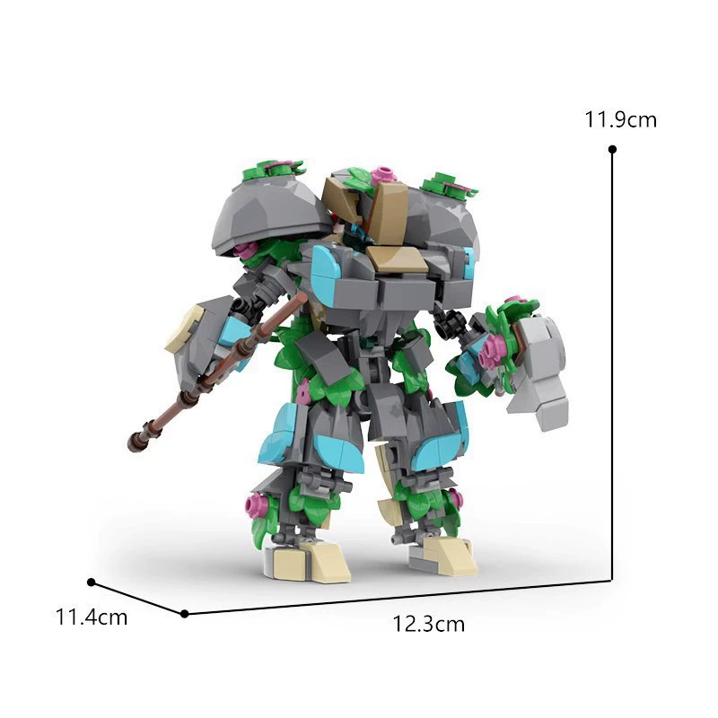 Конструкторы MOC совместимы с Lego Creative Forest Guardian Robotic Puzzle Creative Series External Skeletal Mecha