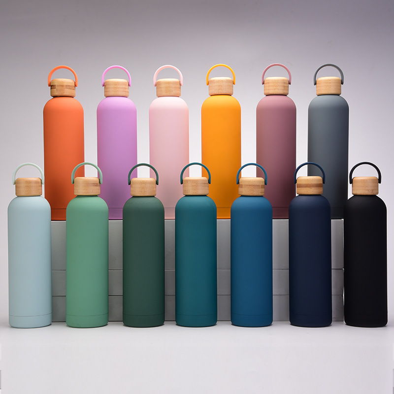 Fashion Solid Color Stainless Steel Thermos Cup display picture 4