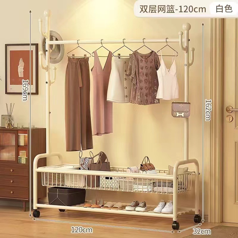 흰색 2단 120CM + 메시 프레임 + 신발 정리대 --- 시즌 특가