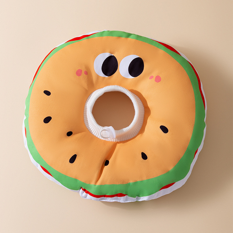 Cat Hamburguesa Elizabeth Circle Collar de esterilización impermeable ajustable para perros