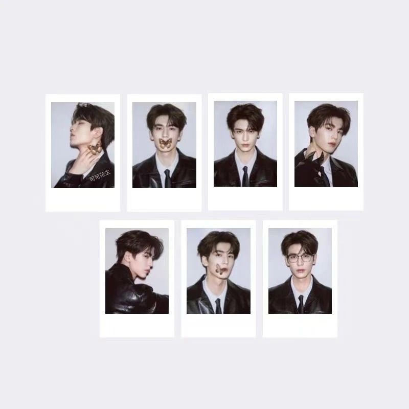 Zhang Linghe Peel-Off Polaroid Style 3inch Small Card Self-Printing Peripheral Collection Star Life Four-Panel New Style Zhang Linghe Peel-Off Polaroid Style 3inch Small Card Self-Printing Peripheral Collection Star Life Four-Panel New Style