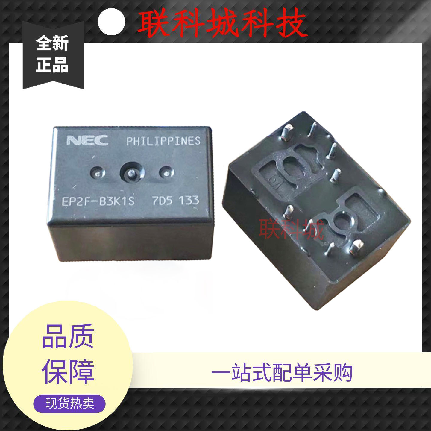 EP2F-B3K1S B3G1ST NEC汽车中控模块两组转换电子直流电磁继电器