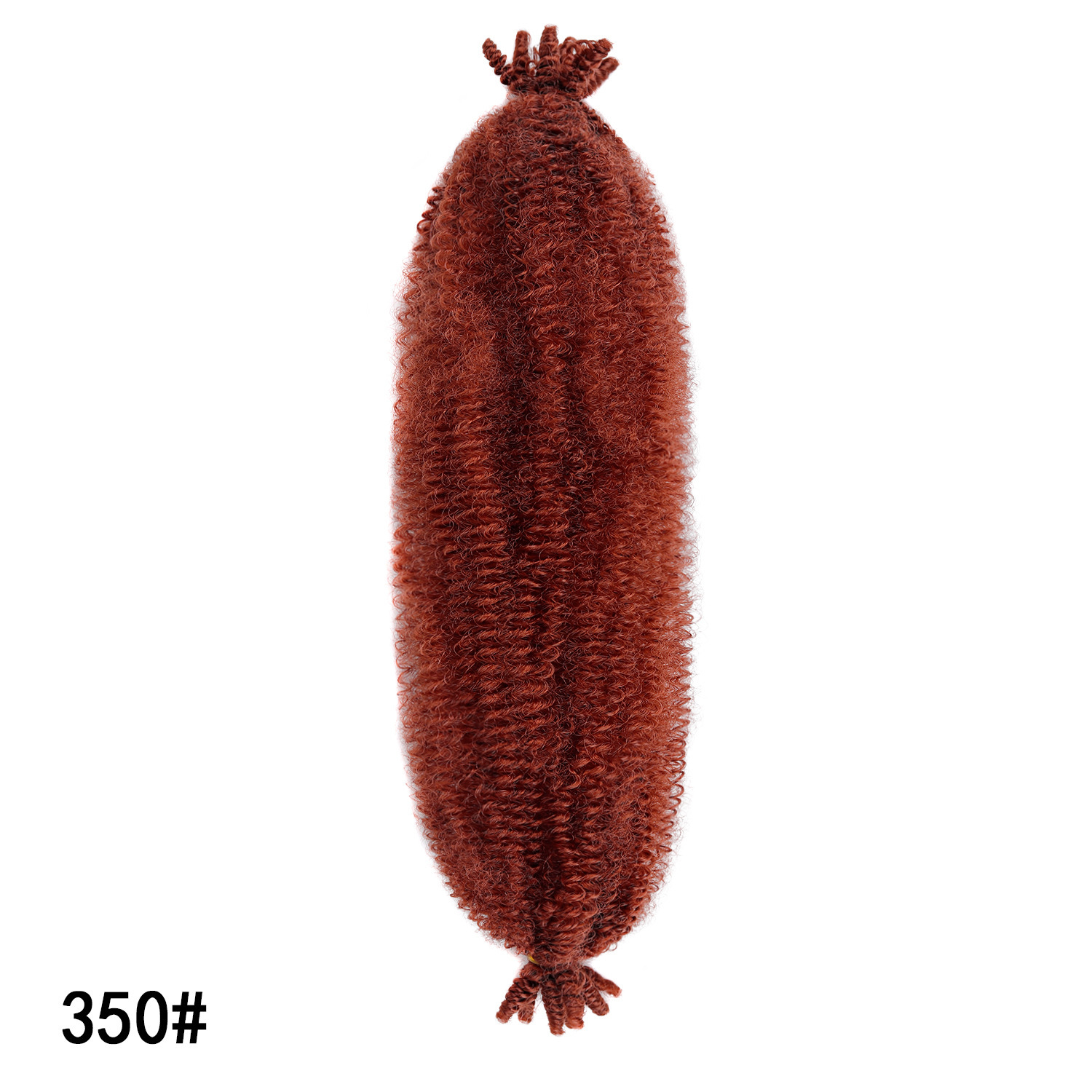 Extensiones de Cabello Rizado Afro Crochet de 24 Pulgadas Fibra Sintética de Alta Temperatura image 17