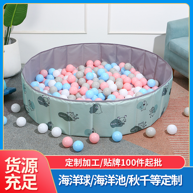 Piscina de arena Piscina de bolas de mar Juguetes Valla interior Bola de Bobo para bebés Casa de juegos venta al por mayor Piscina de bolas plegable para el hogar para niños