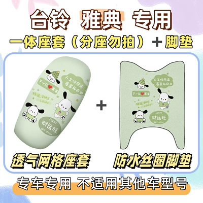 loop waterproof foot mats — Electric vehicle foot mat - breathable-combination-yb-pacha-dog-green-tai-ling-athens
