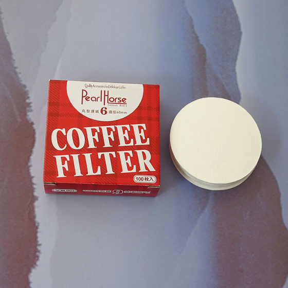 Coffee Filter Paper Moka Pot No. 369 100 Round Espresso Machine Filter Paper 64mm French Aile Pressure Filter Paper