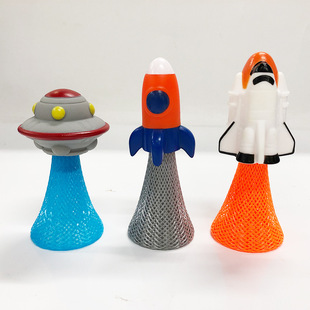 New Space Bouncing Elf Creative Novelty Luminous Decompression Bouncing Toy Children's Gift Children's Decompression Toy