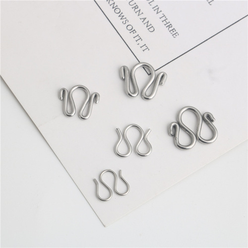 Stainless steel W buckle M buckle titanium steel jewelry accessories Buddha chain Buddha brand necklace buckle bracelet buckle wholesale diy jewelry accessories