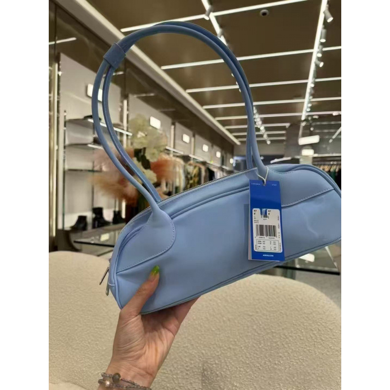 夏季阿迪三叶女子复古运动单肩拎包挎包长柄包法棍包斜挎包