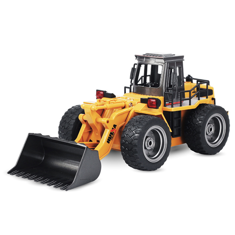 Transfronterizos HuiNa520 versión de aleación carga excavadora 2.4G ingeniería de control remoto inalámbrico carretilla elevadora juguetes eléctricos image 2