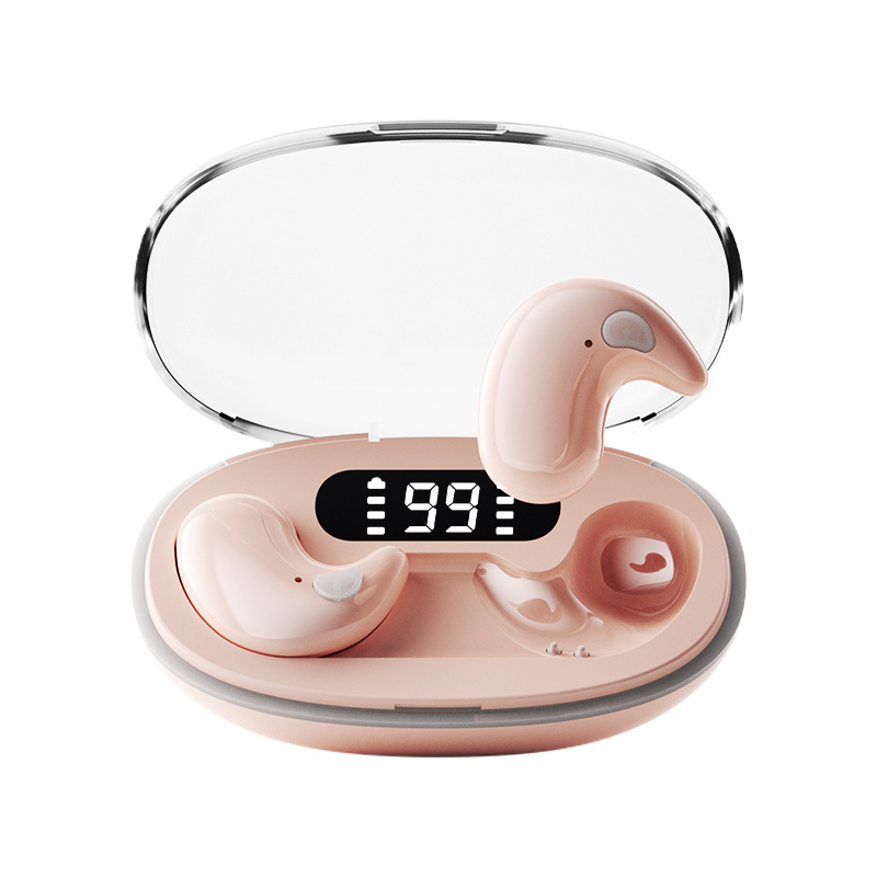 Fábrica de venta caliente de comercio electrónico X55 personalizada auriculares inalámbricos Bluetooth larga duración alta calidad de sonido transparente auriculares inalámbricos de visualización