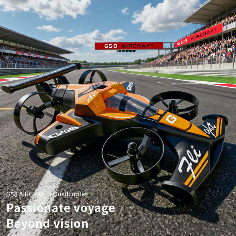 Remote Control Airplane Foam Drift Remote Control Car Dual-Mode Land and Air Two-In-One Crash-Resistant Remote Control Stunt Drone