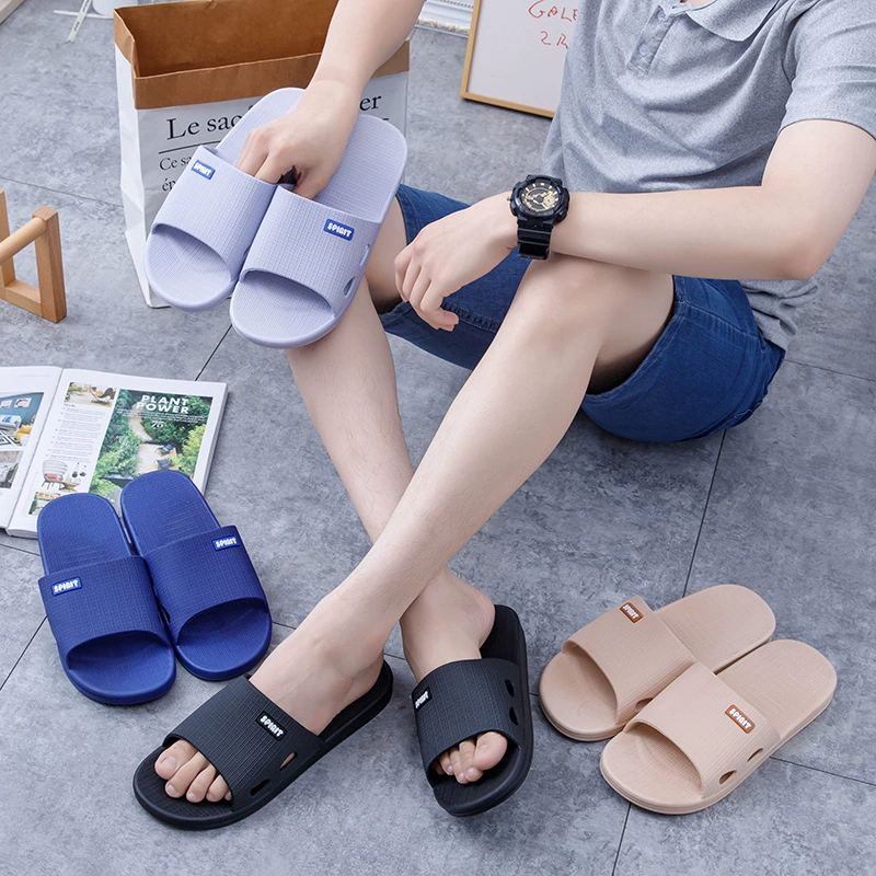 Домашний интерьер повседневный комфорт плоский каблучок ПВХ пластиковые холодные тапочки ежедневный пляж на открытом воздухе индивидуальность мода перетаскивание