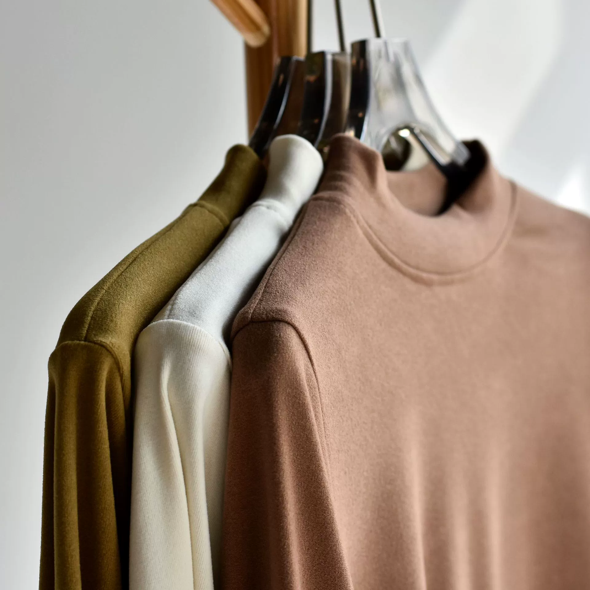 [Двустороннее бархатное пальто] Зимняя женская одежда новый высокий воротник