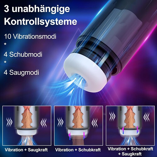 Amazon Foreign Trade Jaguar Intelligent Alien Telescopic Vibration Sucking Aircraft Cup Pronunciation Male Masturbation Approval