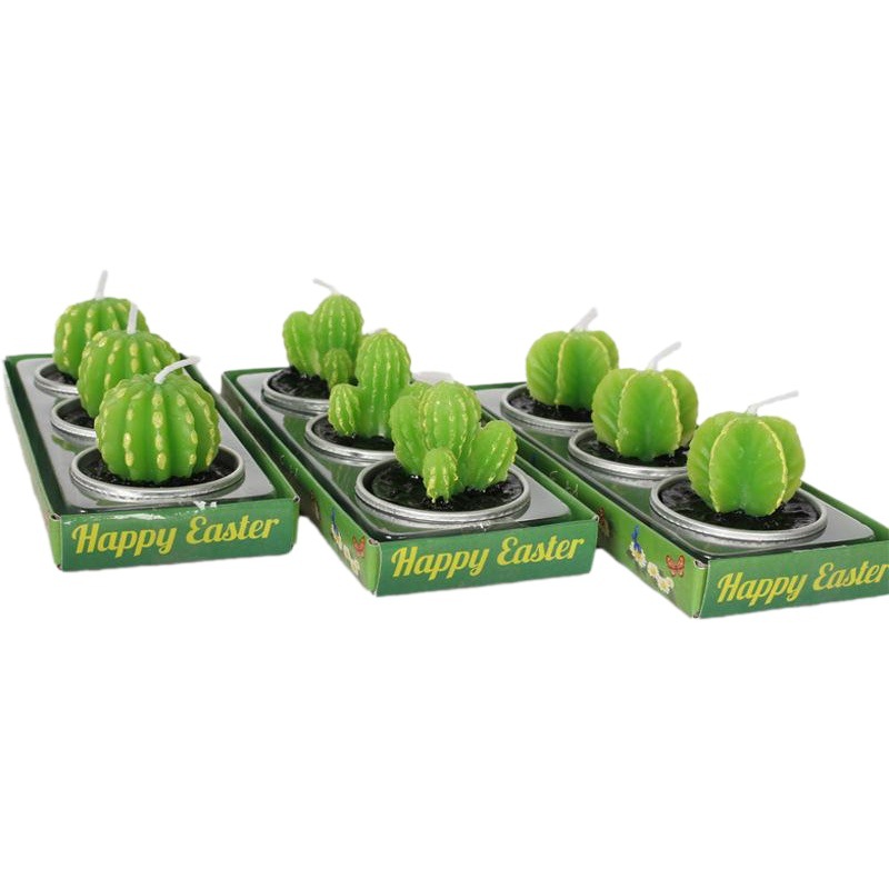 Mori Linda suculenta planta verde té Cera Flor casa escena decoración eliminación de humo planta vela de parafina