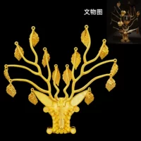Ювелирные изделия Yingyi, сделай сам, реставрационный стиль, золотая заколка для волос в древнем стиле, корона для волос, головной убор Hanfu, материал, аксессуары