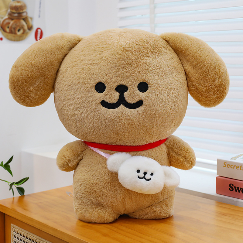 新しいサッチェルライン子犬ぬいぐるみ人形スマイリードッグ人形ラグドール子供のギフトメーカー卸売|undefined