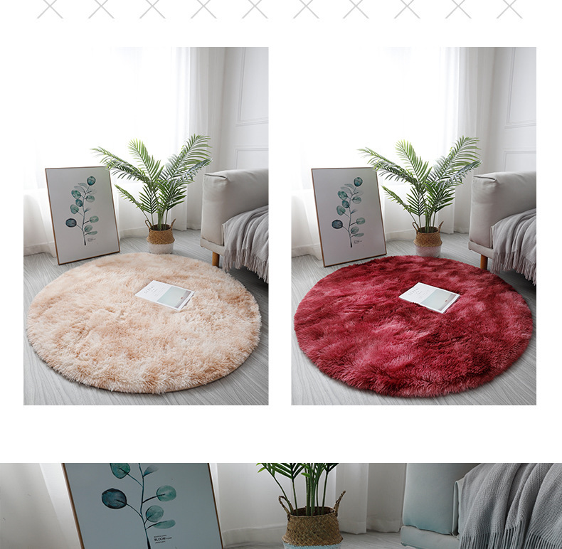 Casual Solid Color Polyester Carpet display picture 3