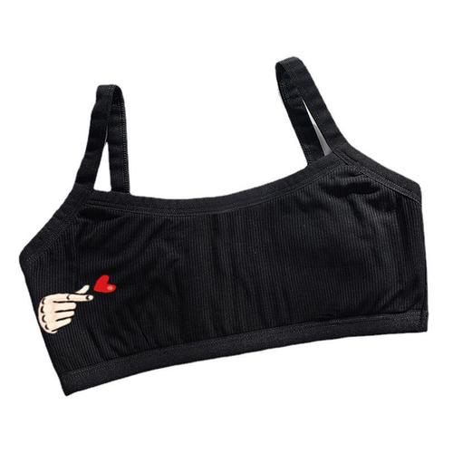 Long-term supply of developmental period small sling double-layer quilted vest to wrap chest underwear for junior high school students aged 10-17 years old