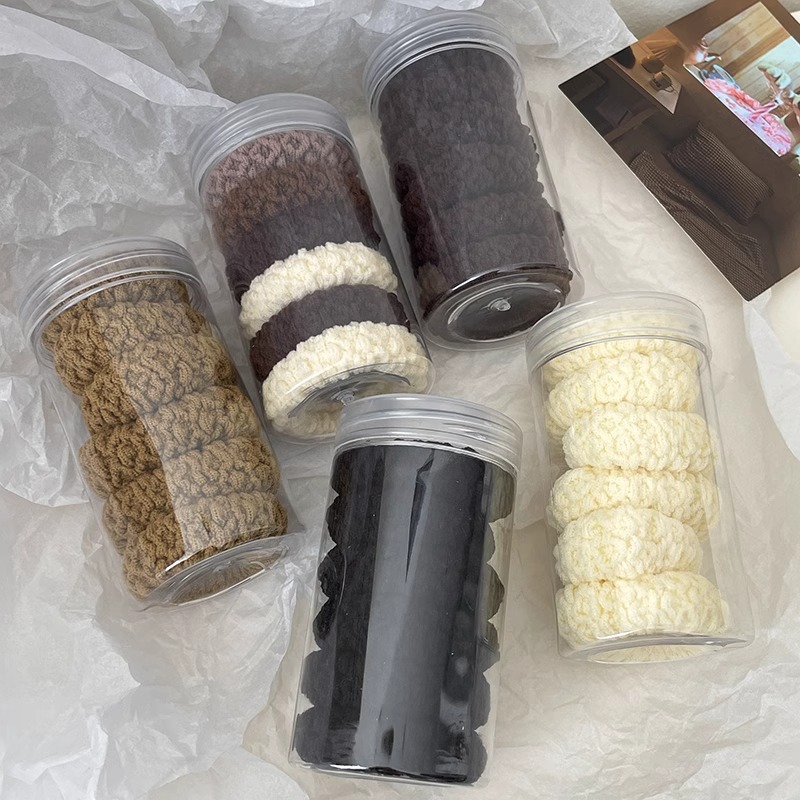 Cuerdas de cabello de cola de caballo de alta altura gruesa y gruesa de alta elástica 2025 nuevo cabello de alta calidad de banda de goma anillo de cabello para mujeres