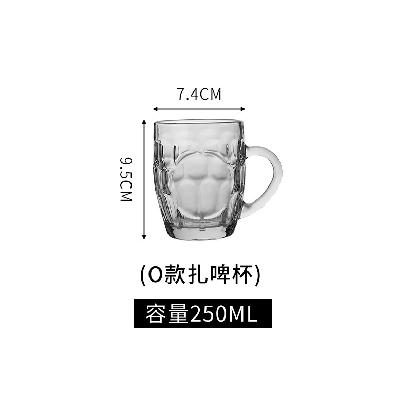 Tazas de cerveza de vidrio impresión de logotipo bar KTV tazas de cerveza artesanas tazas de cerveza Heroes tazas publicitarias