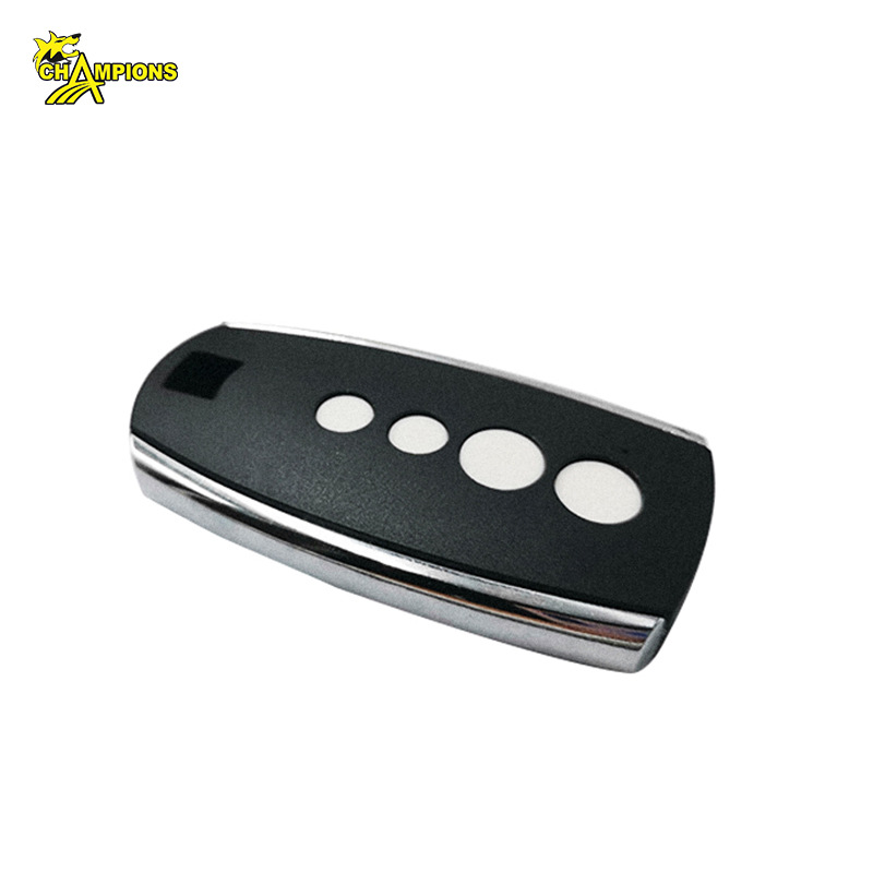 Control remoto con cuatro botones para puertas de garaje eléctricas, clonación inalámbrica para hogar inteligente, duplicador de control remoto de 433MHz para puertas correderas.