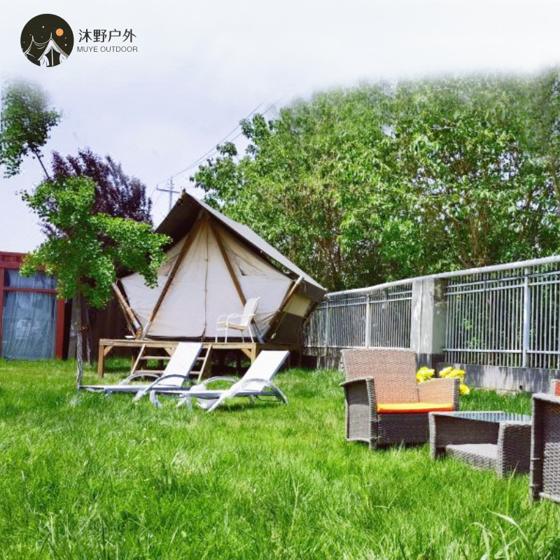 Muye camping base al aire libre escénico hotel de lujo tiendas de acomodación residencial de lujo pequeño campamento nómada