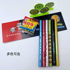 80/90代怀旧噼啪筒儿童玩具锌合金仿竹子金属工艺按压热销竹筒枪