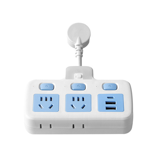 Multi-functional power strip socket household power strip multi-socket USB strip power strip multi-purpose converter plug