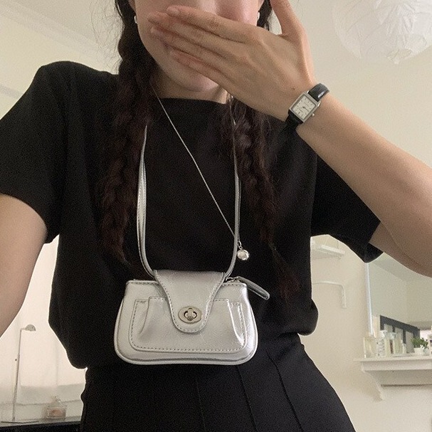 Foreign Trade Cross-Border Designer Mini Coin Purse Women's 2025 Spring Korean New Single Shoulder Crossbody Chain Lipstick Bag