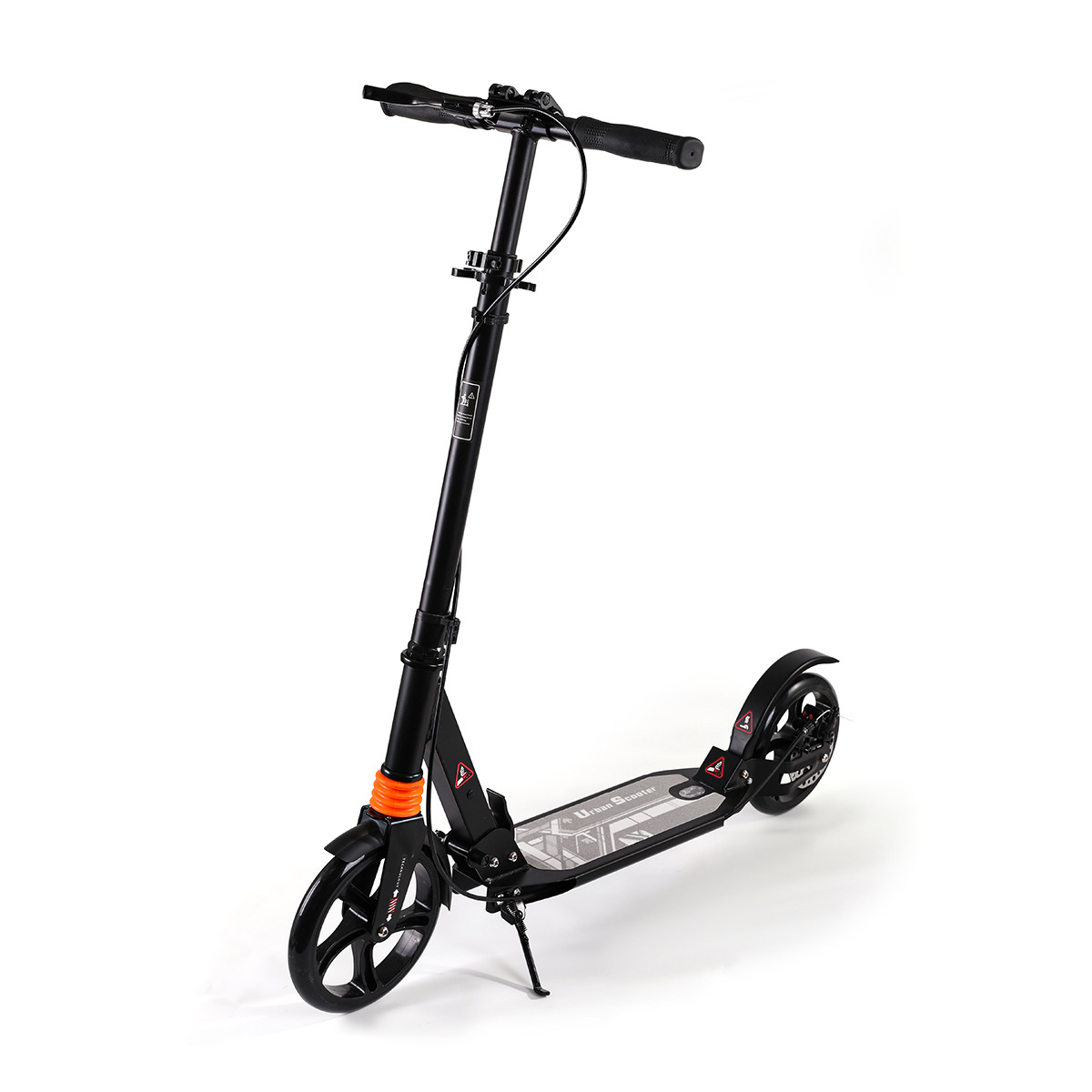 Patinete para adultos con doble freno, patinete con freno de mano, patinete plegable urbano, herramienta de ocio al aire libre, vehículo para desplazamientos.