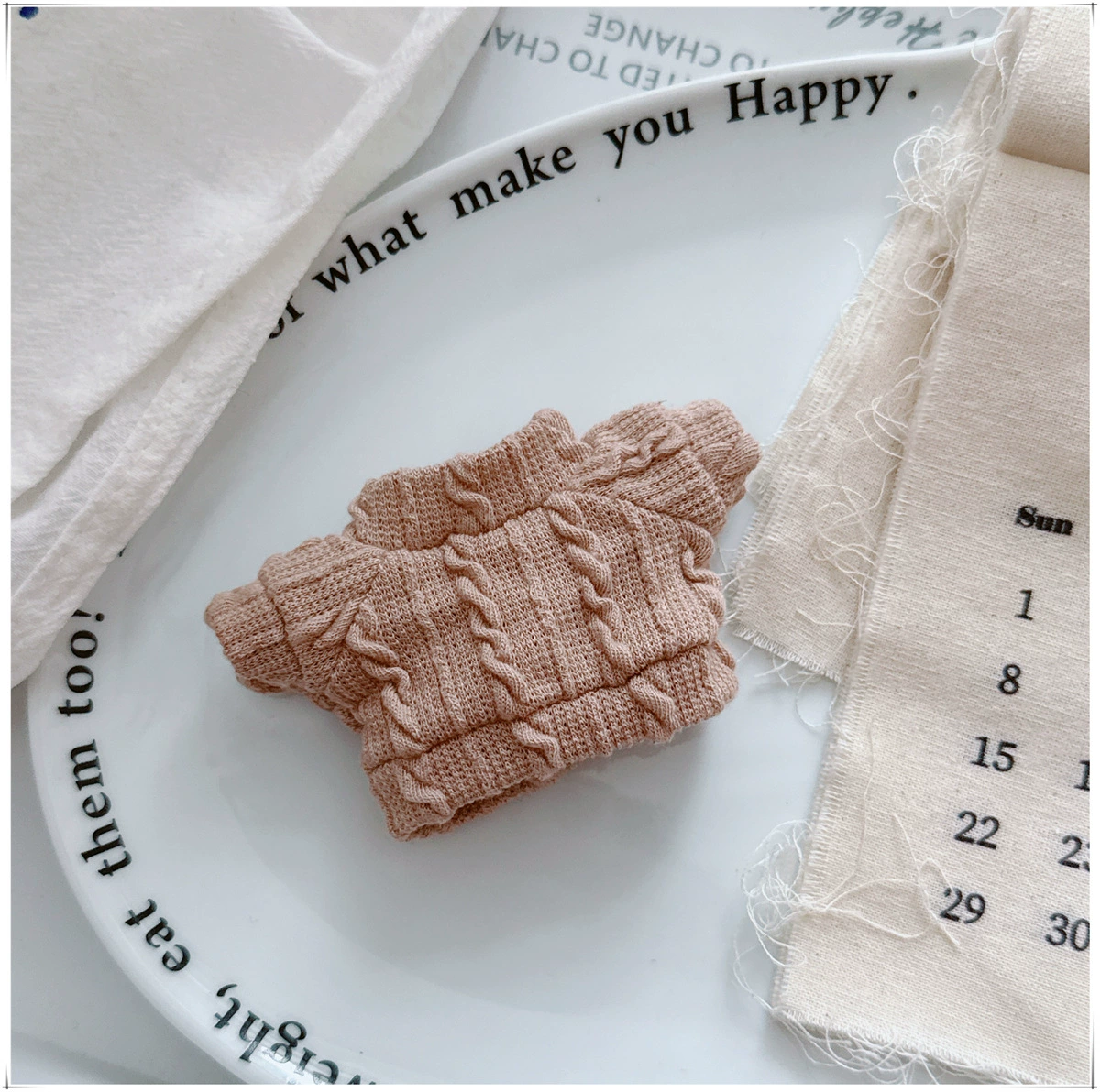 Хлопковая кукла, плюшевая мультяшная вязаная кофта, детская одежда, 10 см, морская звезда, 20 см