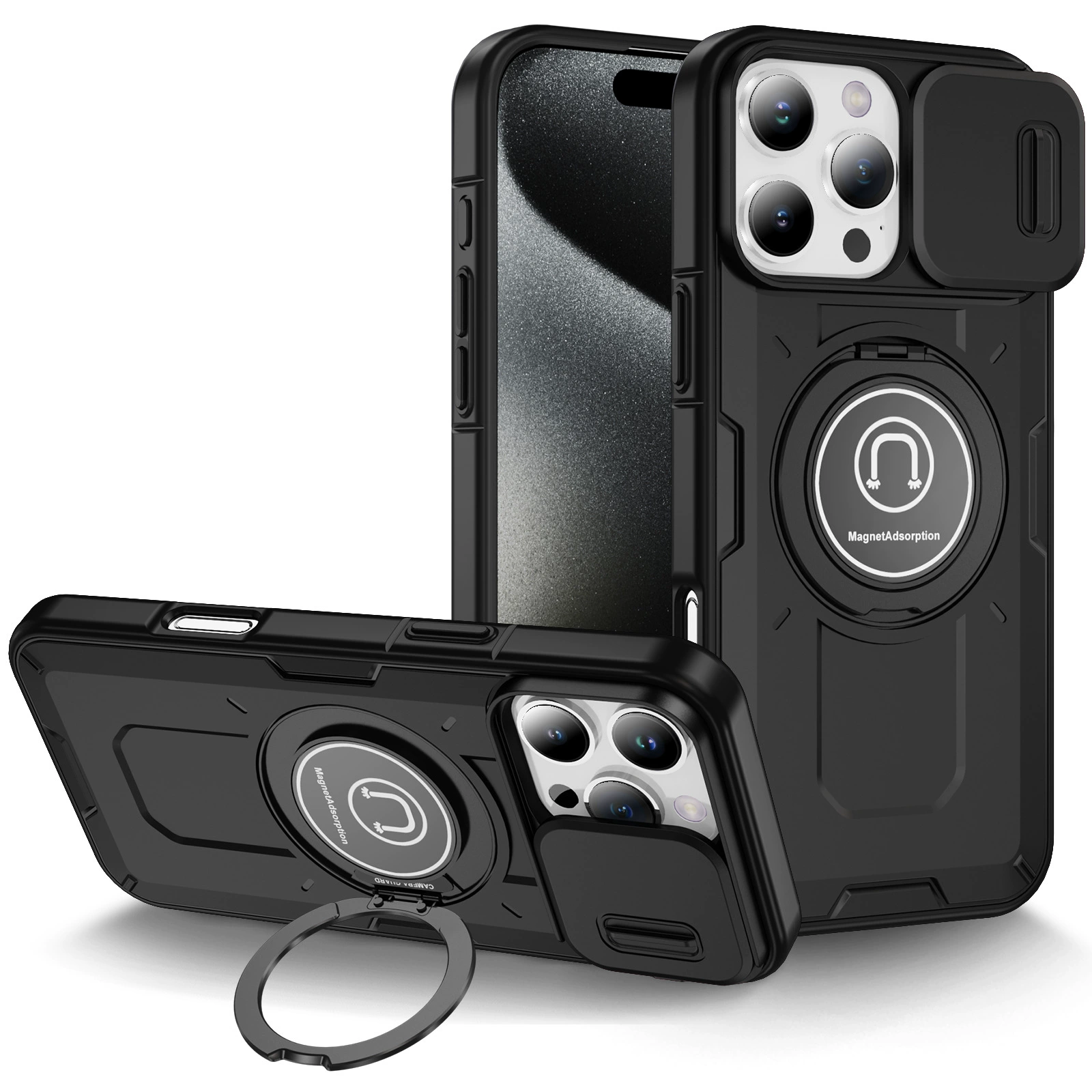 Чехол для Apple iPhone 16, совместимый, трубчатый защитный корпус, 15 Pro Max, защита от падений