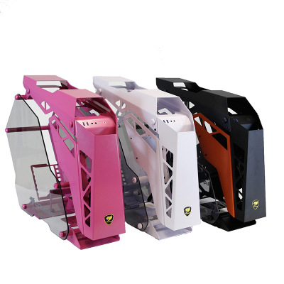 COUGAR骨伽电脑主机箱 台式机中塔式侧透征服者游戏定制水冷机箱|ms