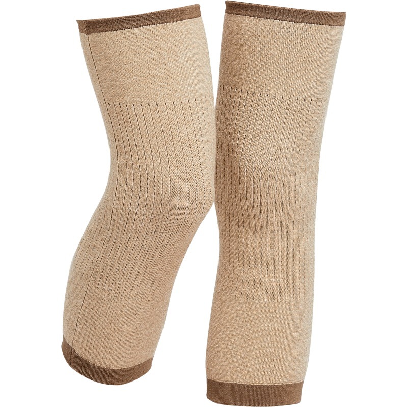 Cashmere rótula de las mujeres caliente a prueba de frío desgaste interior protector de la pierna a prueba de frío protección de la pantorrilla Primavera y Otoño Invierno rodilla