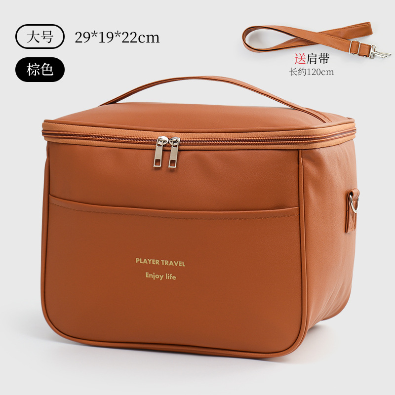 Nuevo paquete de picnic transfronterizo paquete de hielo paquete de aislamiento térmico al aire libre PU paquete de almuerzo impermeable con paquete de almuerzo de almuerzo de aluminio de inclinación