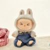 Blue knitted overall