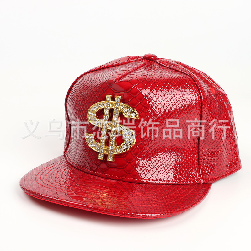 Hip-Hop collar de oro pulsera negro pescador sombrero explosivo gafas marco anillo de dólar vestido de baile conjunto