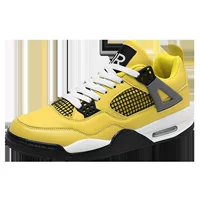 AJ4 баскетбольные кроссовки Jordan 4 мужские электрические Материнские университетские синие цементные Oreo Hot Lava мужские и женские модные кроссовки