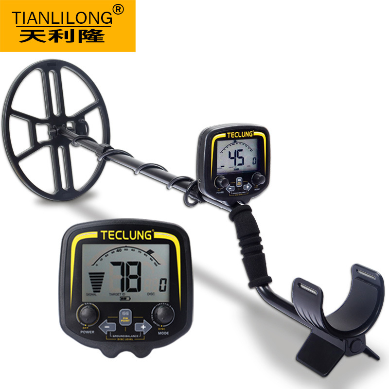 跨境热卖天利隆ATX880金属探测仪地下寻宝器15寸大探盘防水抗干扰