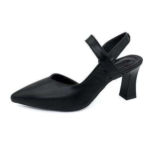 Baotou Sandals Women's Summer  Spring New Thick Heel Medium Heel Strap Fashion Women's Shoes Casual High Heels
